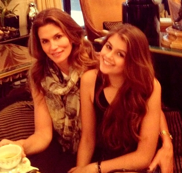 Cindy Crawford a jej dcéra Kaia Gerber